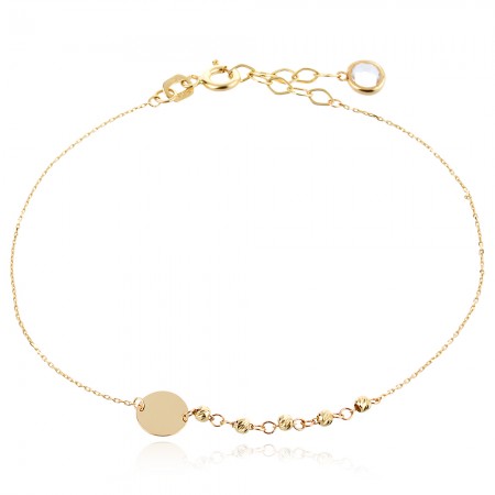 Arany karkötő Label Diamond