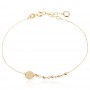 Arany karkötő Label Diamond