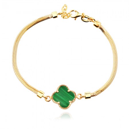 Arany karkötő Clover