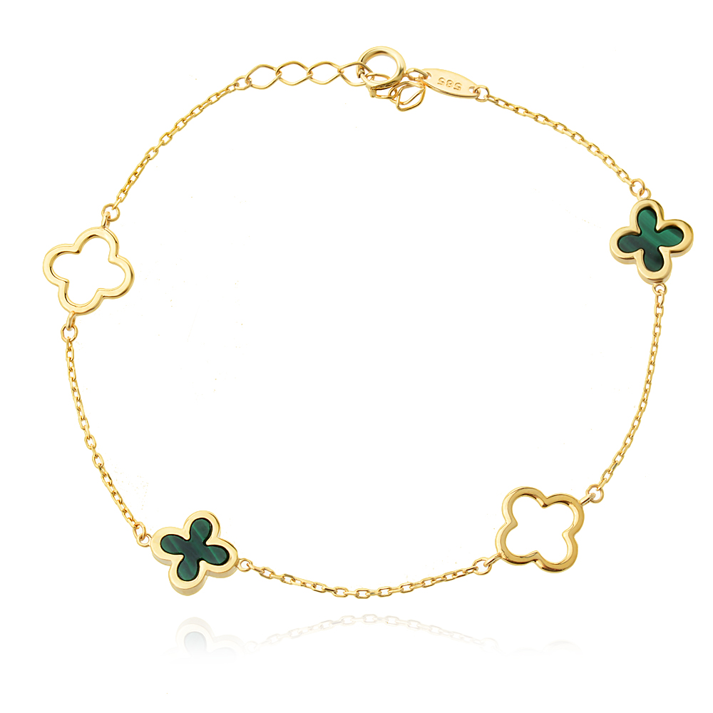 Arany karkötő Clover Arany karkötő Clover