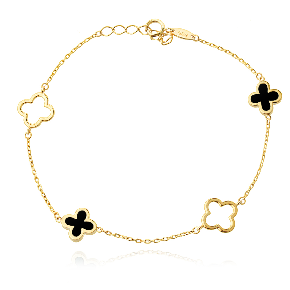 Arany karkötő Clover Arany karkötő Clover