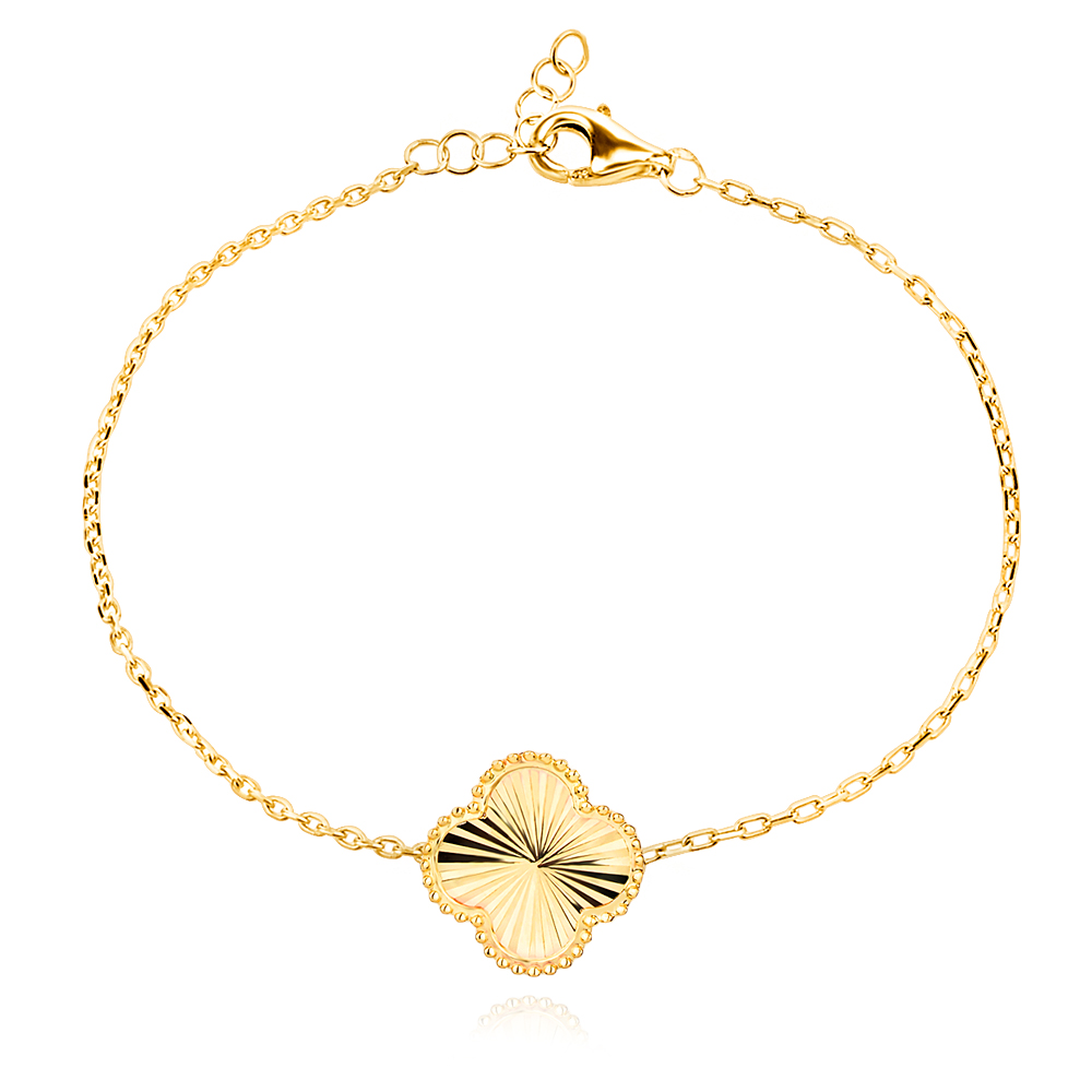 Arany karkötő Diamond Clover Arany karkötő Diamond Clover