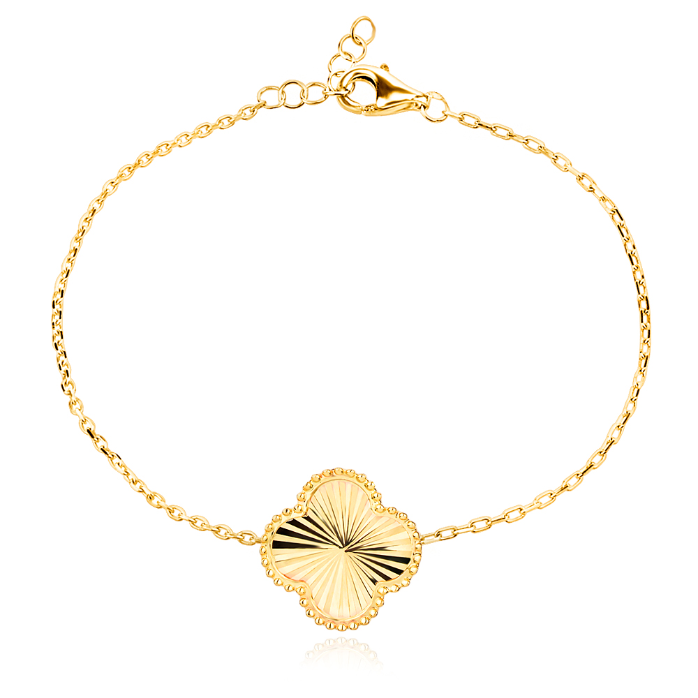 Arany karkötő Diamond Clover Arany karkötő Diamond Clover