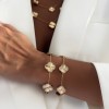 Arany karkötő Diamond Clover