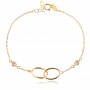 Arany karkötő Delicate Oval