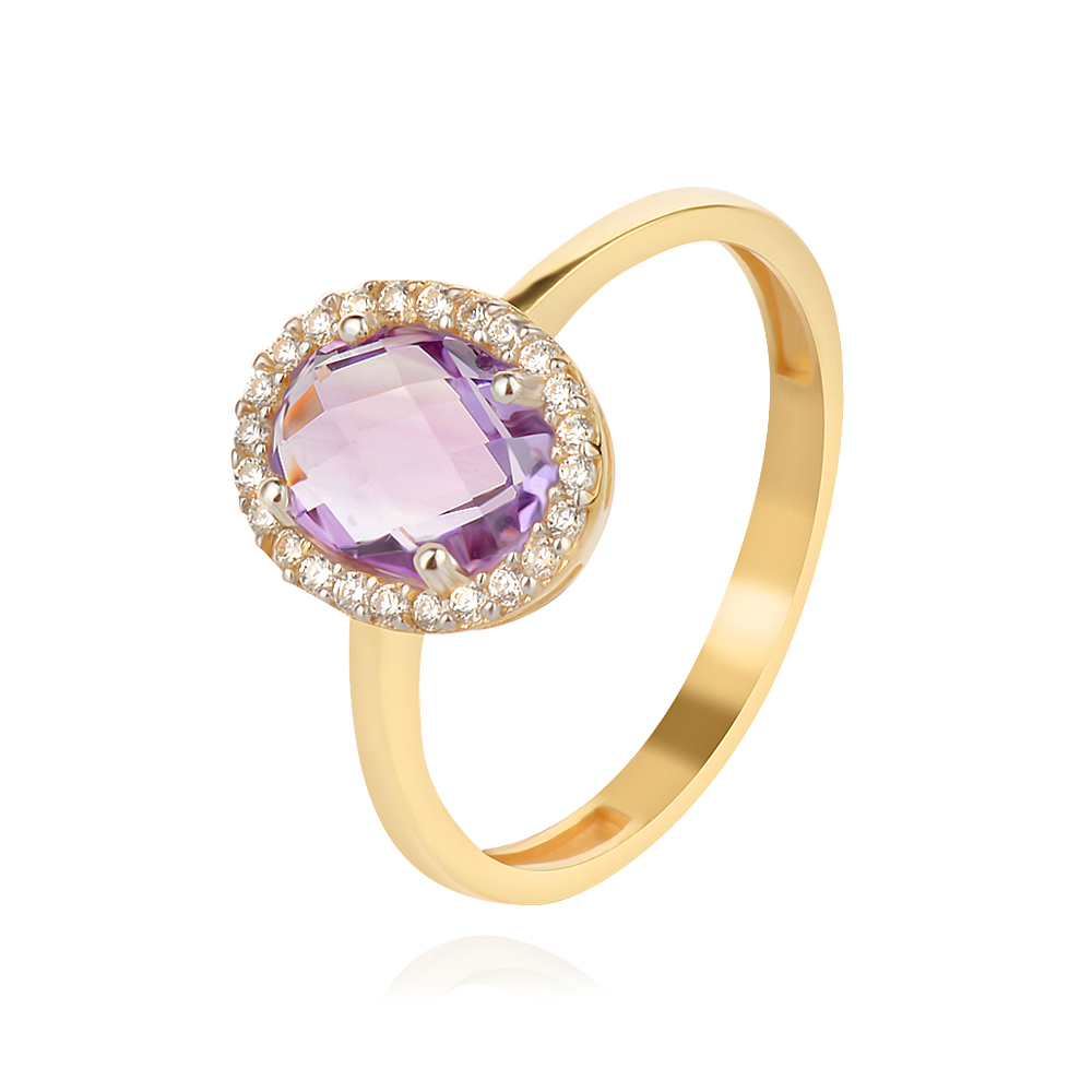 Arany gyűrű Amethyst Arany gyűrű Amethyst