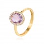 Arany gyűrű Amethyst